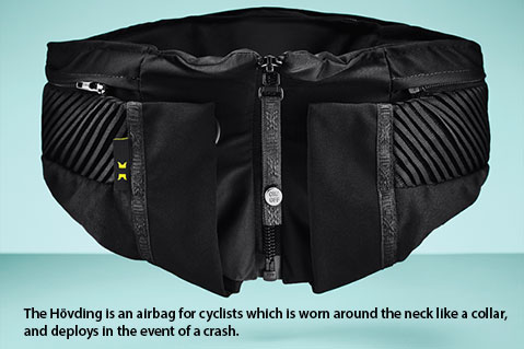 Personal Airbags Offer Protective Cushion